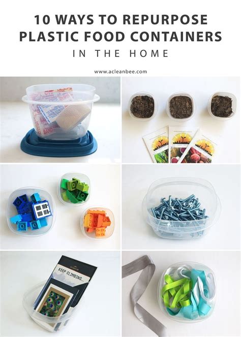 repurposed food containers